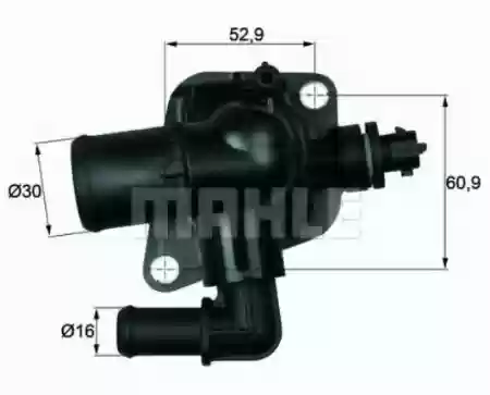 TERMOSTAT 1300CM3 MJD FIAT OPEL ASTRA CORSA MERIVA BEHR 5520